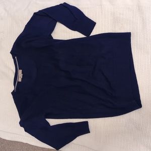 Banana Republic navy wool sweater soft & lightweight Sz XS